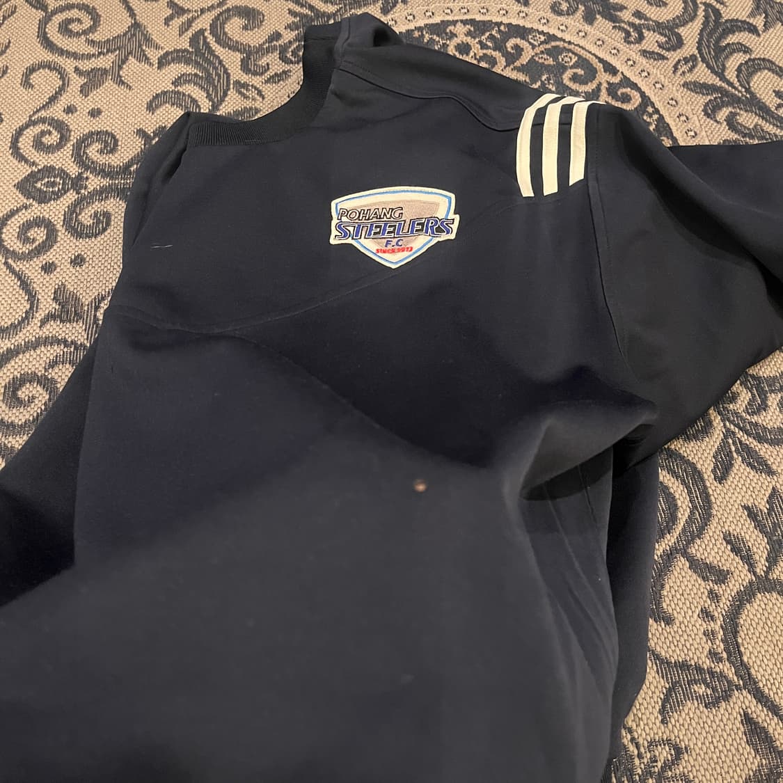 110 90s 아디다스 포항스틸러스 트레이닝 탑/W2588 상품이미지4