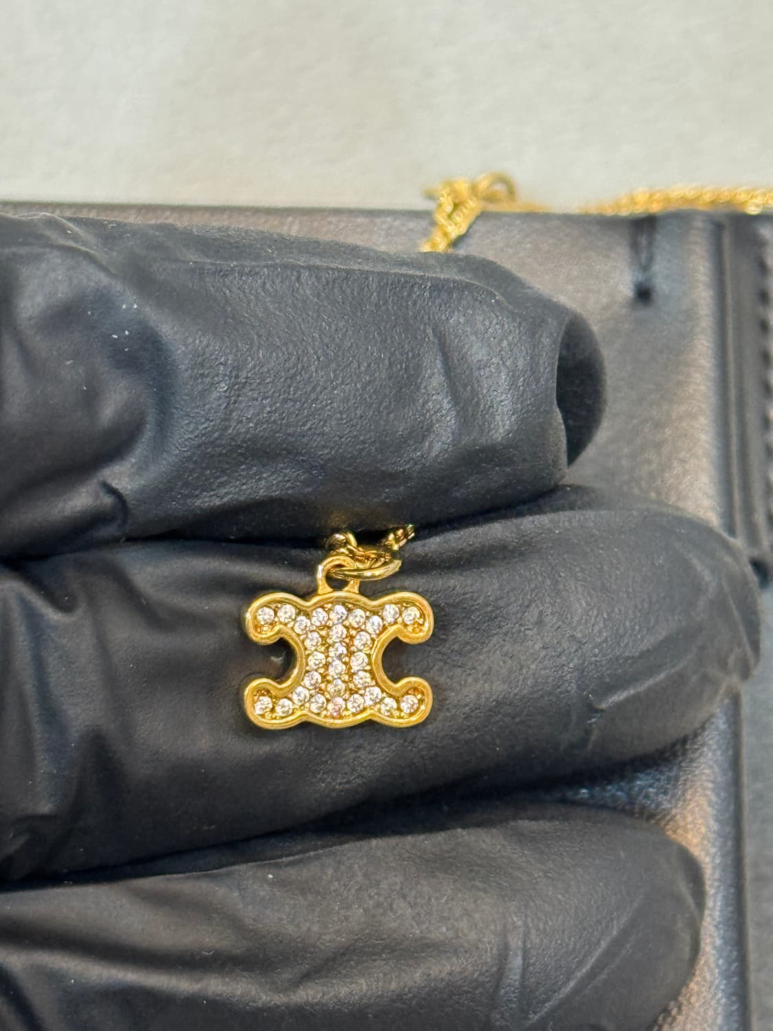 셀린느 트리옹프 라인스톤 목걸이 네크리스 상품이미지3