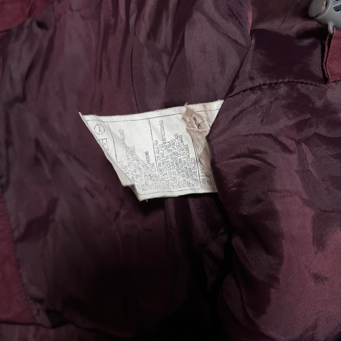 00s 아디다스 버건디 화이트 밥캣츠 올드스쿨 점퍼 파카 상품이미지5