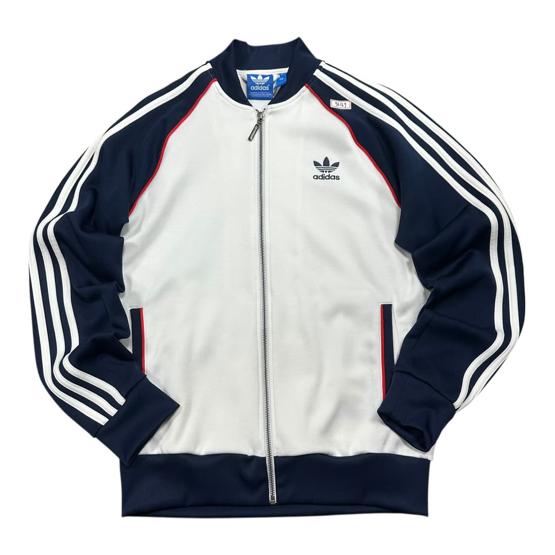 ✨ (바배) 아디다스 화이트 네이비 슈퍼스타 트랙탑 져지  상품이미지1