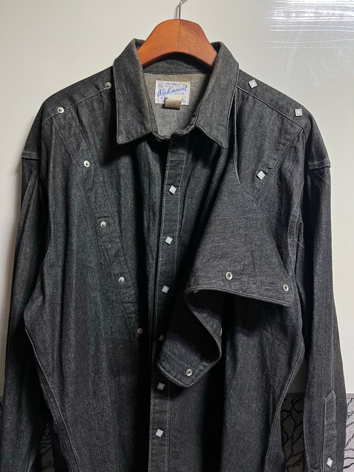 빈티지 락마운트 웨스턴 데님셔츠 상품이미지3