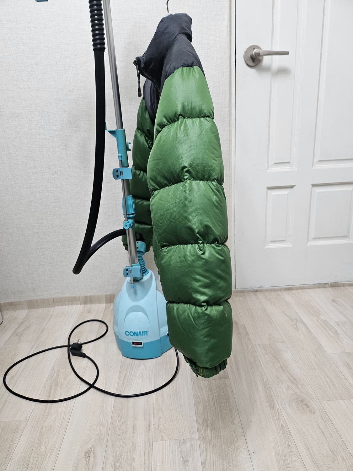 (85~90) ☆초대장급☆ 노스페이스 700눕시 [연그린] 구스다운패딩 상품이미지6