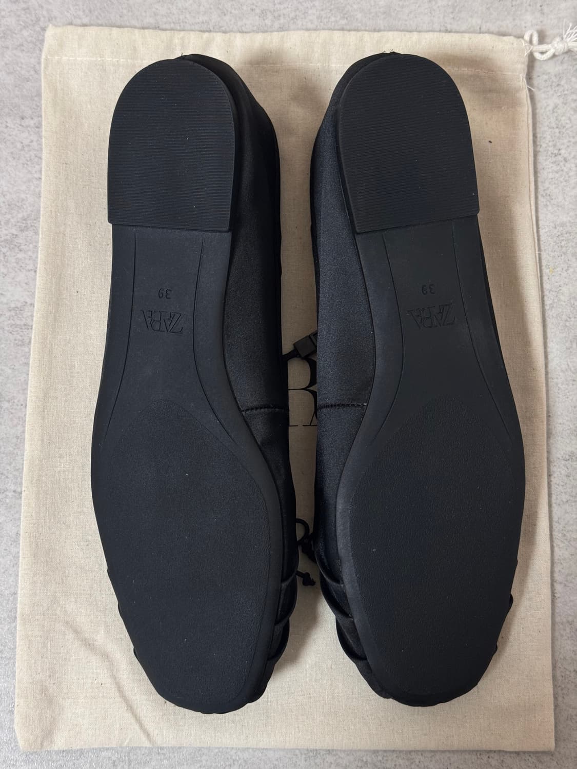 자라 새틴 발레리나 슈즈 3505/710/800 상품이미지3