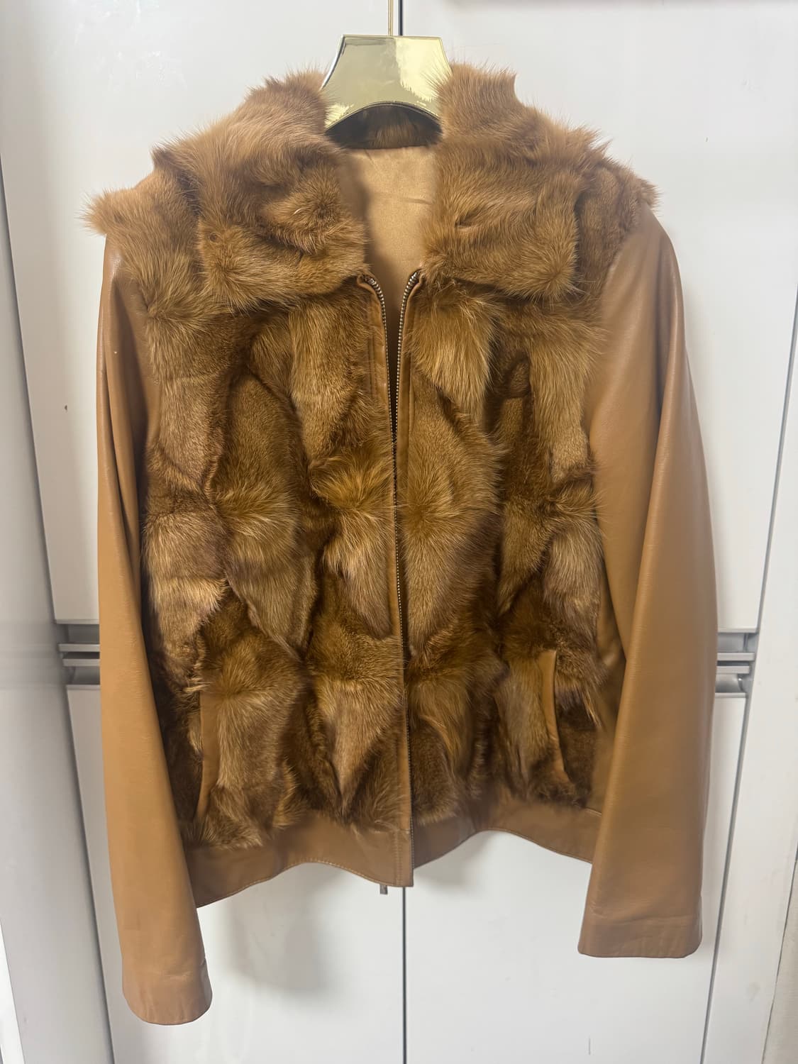 양가죽 폭스털 가죽자켓 상품이미지1