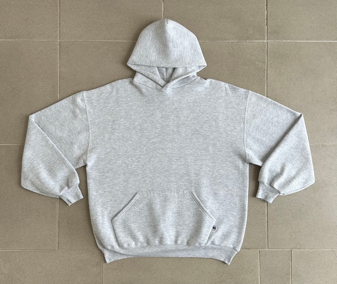 90s 빈티지 러셀 후드 그레이 XL USA 상품이미지1