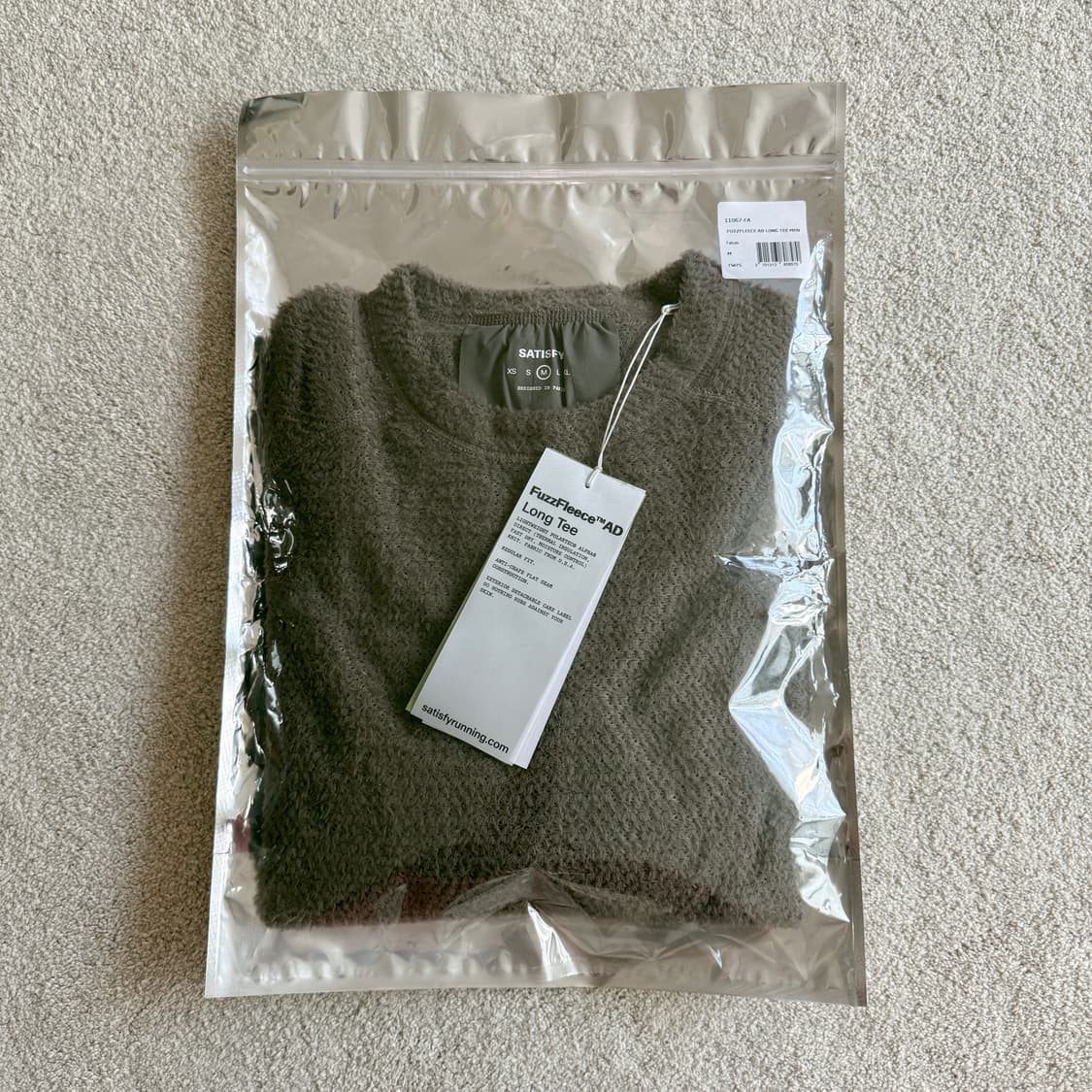 새티스파이 퍼즈플리스 AD 롱 티셔츠 팔콘 상품이미지7