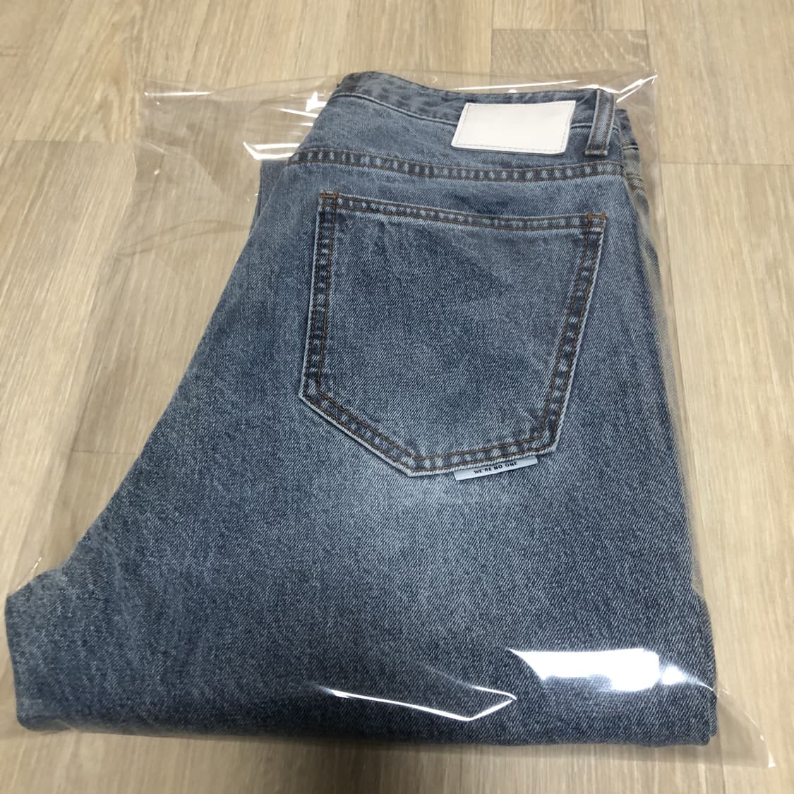 (30) 랩원오원 LAB101 베이직 브러쉬 워싱 스트레이트 데님 팬츠 상품이미지10