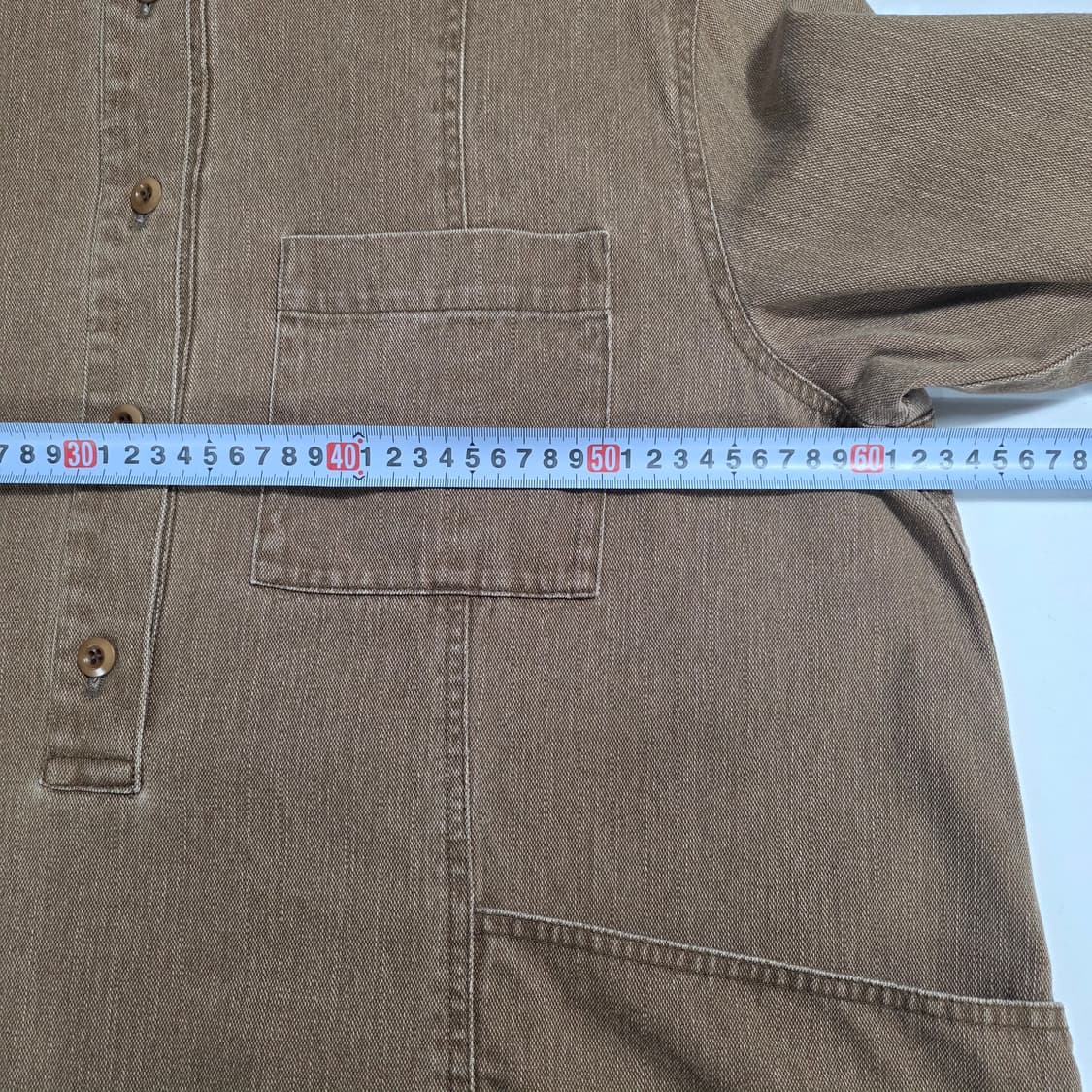 1277 STUDIO TOMBOY 스튜디오 톰보이 면 롱 셔츠 데님원피스 상품이미지3