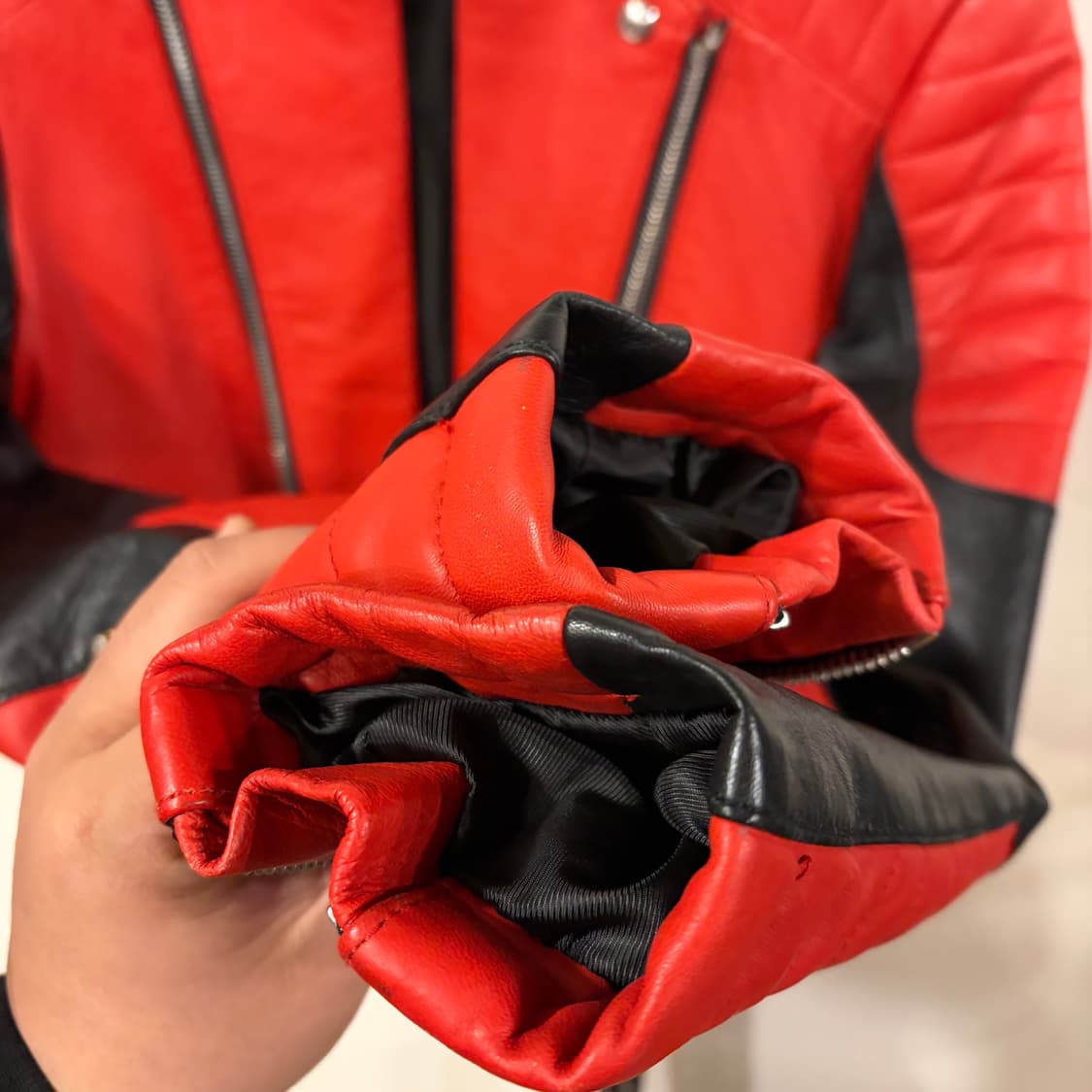 발망 h&m 레더 바이커자켓 44 L 상품이미지2