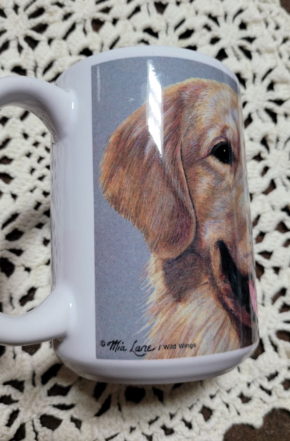미국 작가 강아지 일러스트 머그(높이11.5cm) 상품이미지2