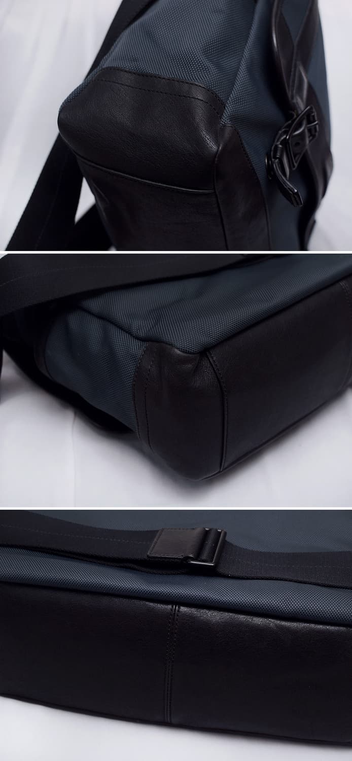 코치 (COACH) 방탄 나일론 캔버스 레더 플랩 메신저백 상품이미지6