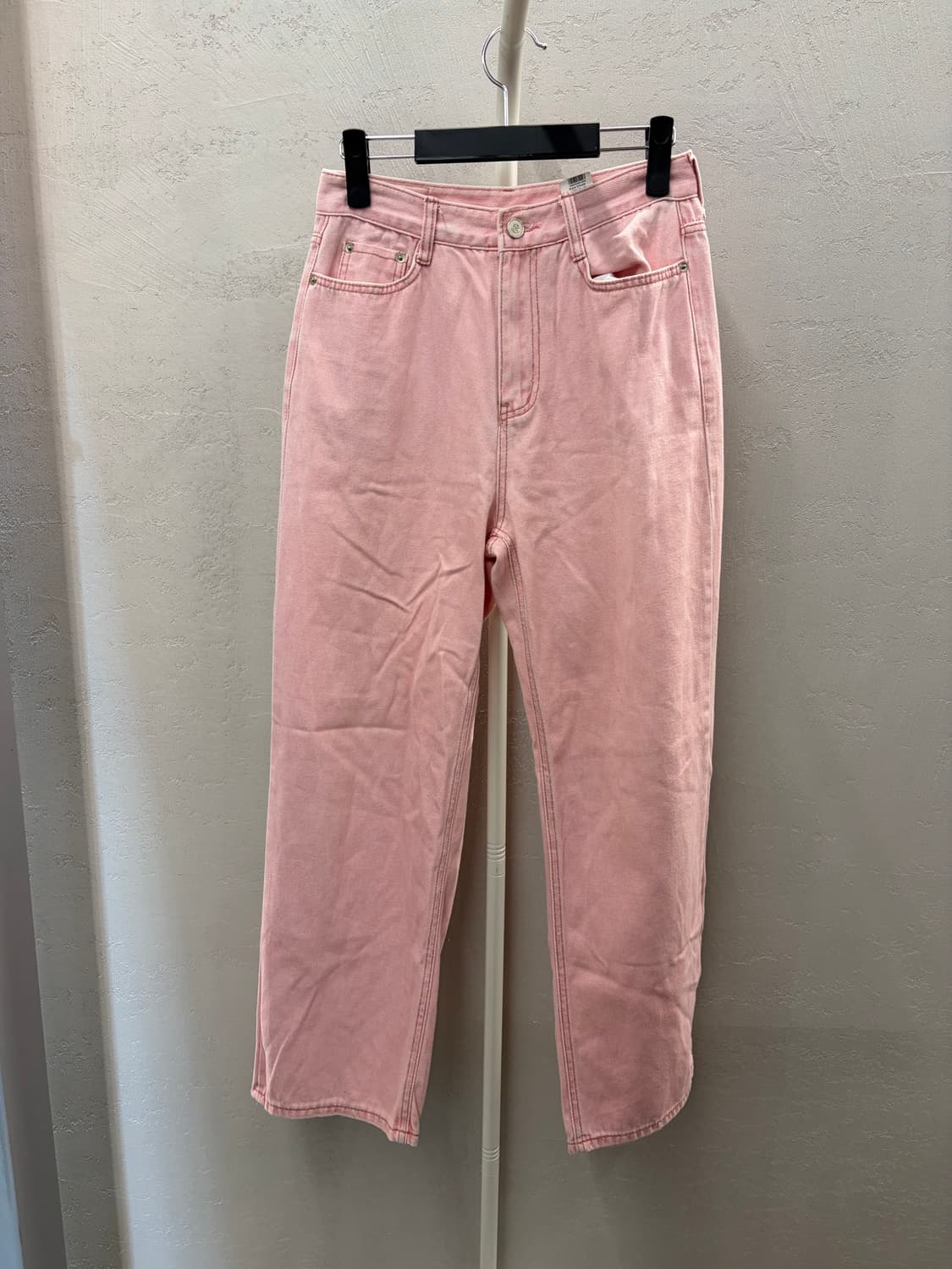 Haint 핑크 와이드 데님 팬츠 M 상품이미지2