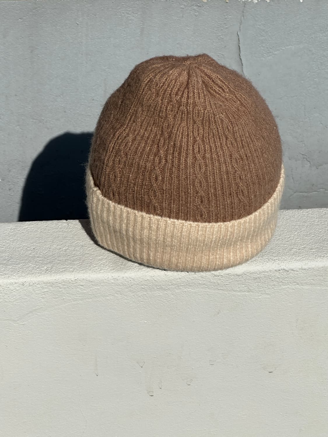 [M] 빈티지 베이지톤 비니 모자 상품이미지4