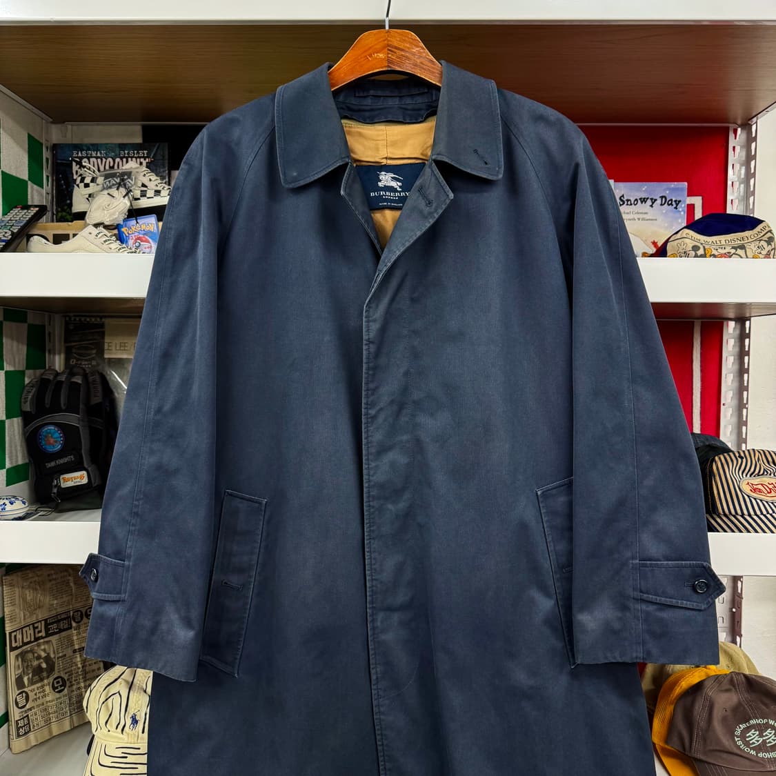 버버리 런던 네이비 트렌치 코트 made in ENGLAND (L)  상품이미지2