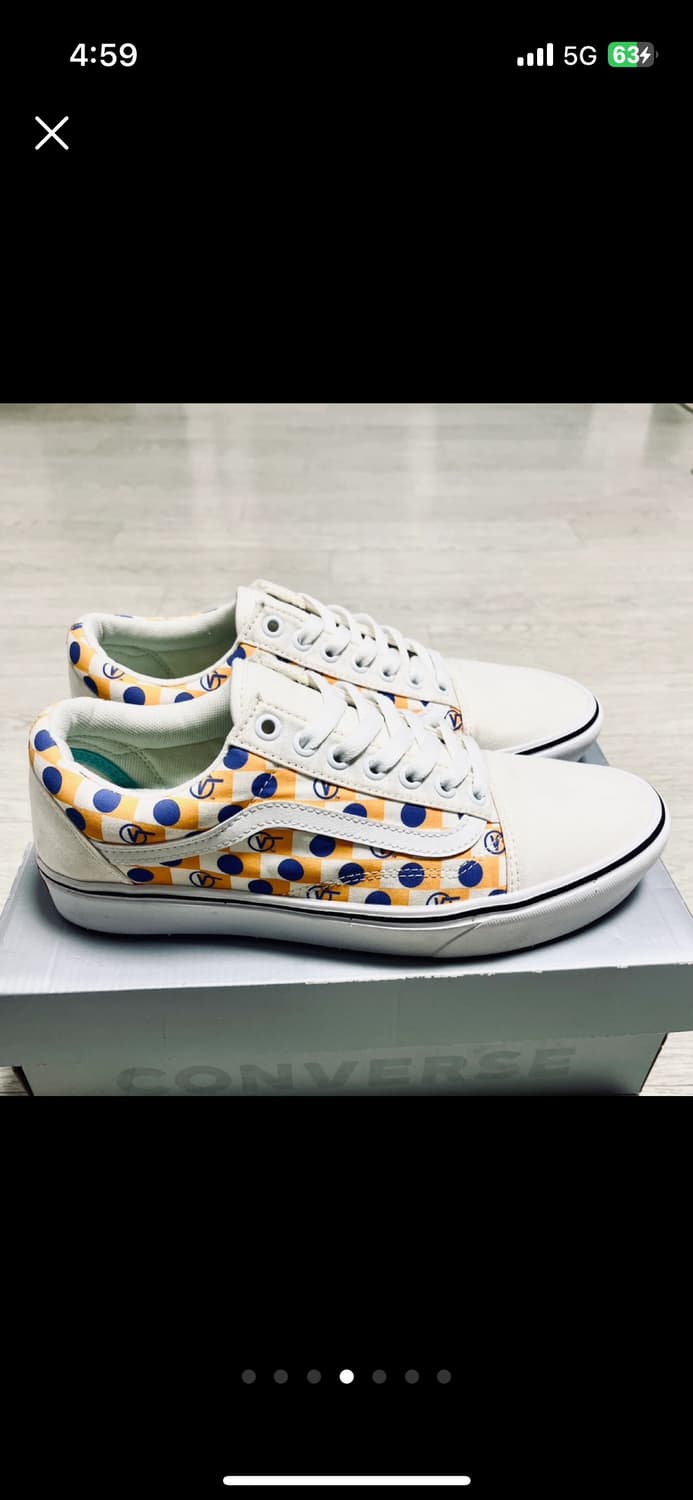 [VANS] 컴피쿠시 올드스쿨 LX 오프화이트 블루도트 / 270 상품이미지4