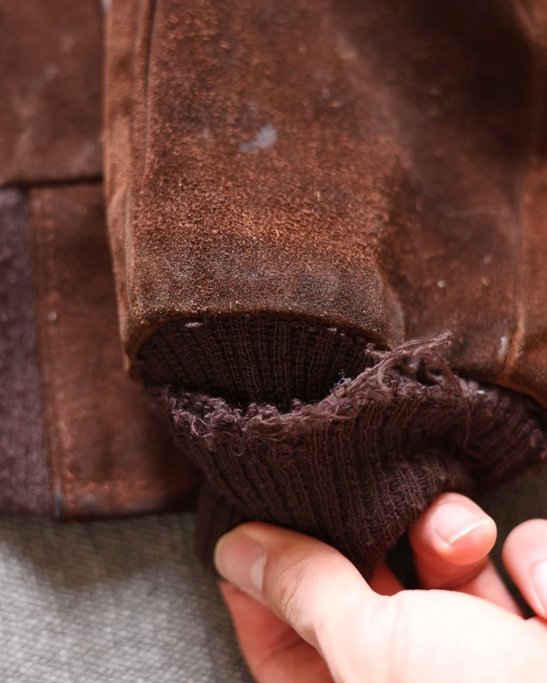 시어스 sears the leather shop 70s 스웨이드봄버자켓 상품이미지9