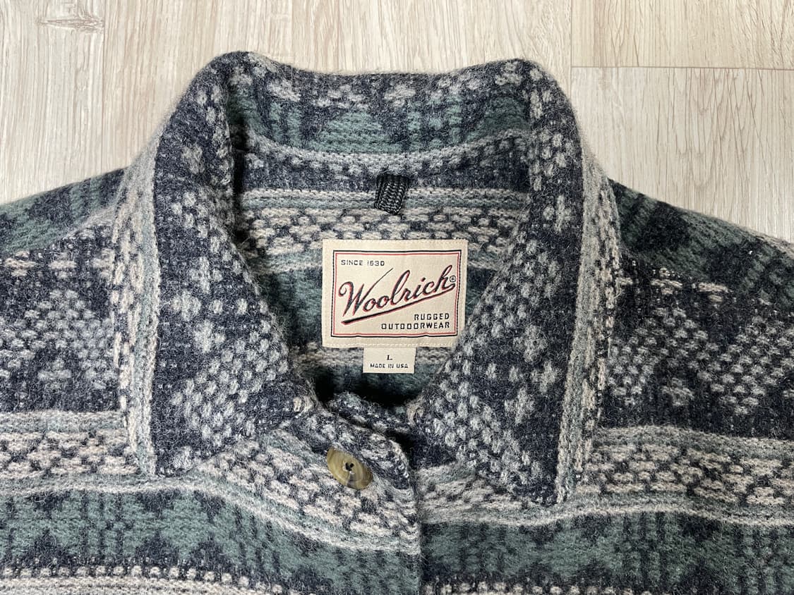 100) 90s 울리치 나바호 울 블랭킷 자켓(미국제)RRL&LVC&폴로 상품이미지3