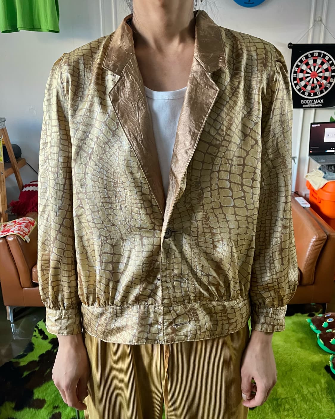 Japanese Vintage Reversible Silk Jacket 상품이미지3