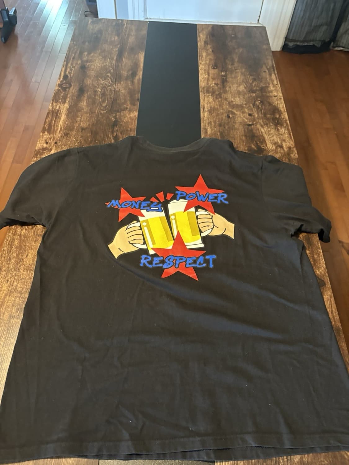 19FW 슈프림 머니 파워 리스펙트 반팔 티셔츠 블랙 상품이미지3