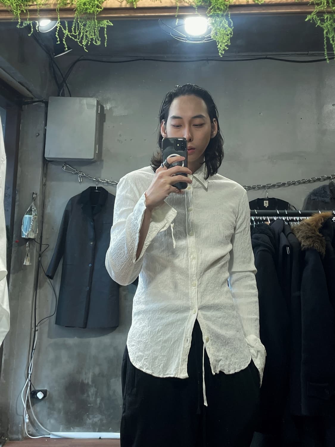 캐롤 크리스찬 포엘 링클 셔츠 상품이미지2