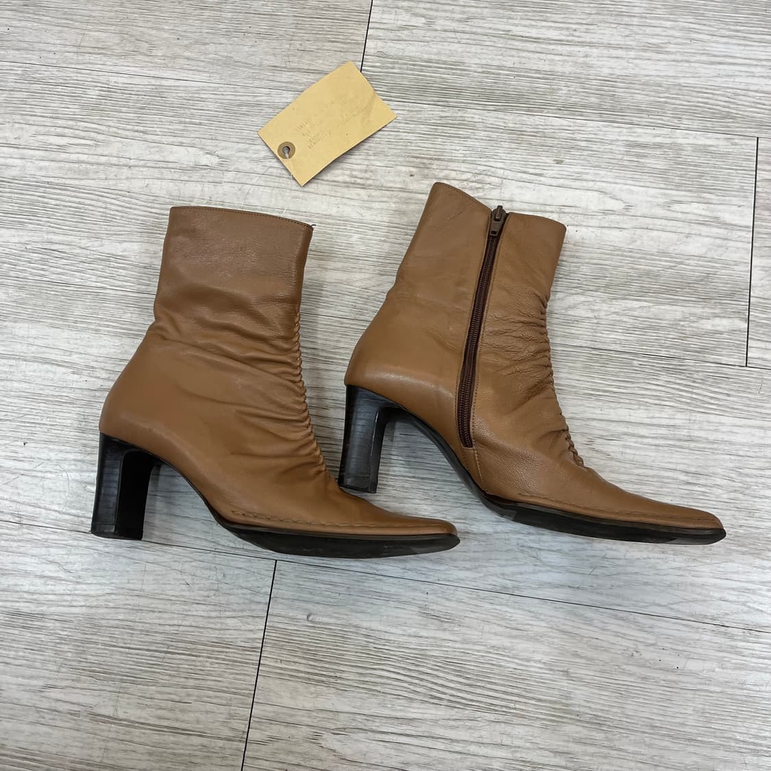 빈티지 레더 부츠  상품이미지1