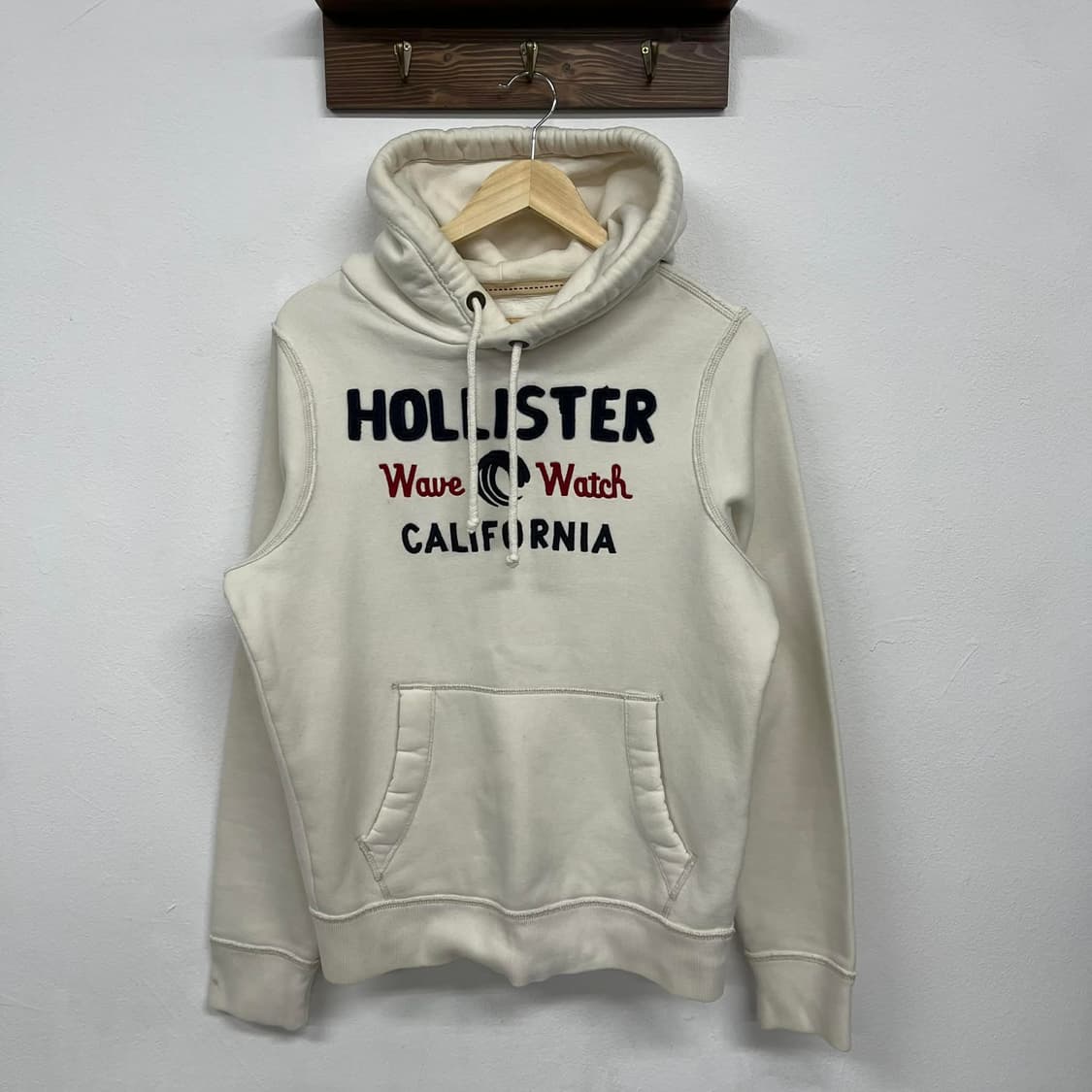 홀리스터 y2k 화이트 올드스쿨 스웻 셔츠 후드티(M) 상품이미지4