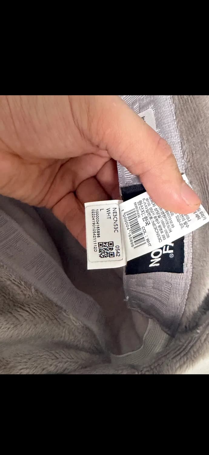 한정판제품) 노스페이스 이어머프 화이트 (고어텍스) L 상품이미지4