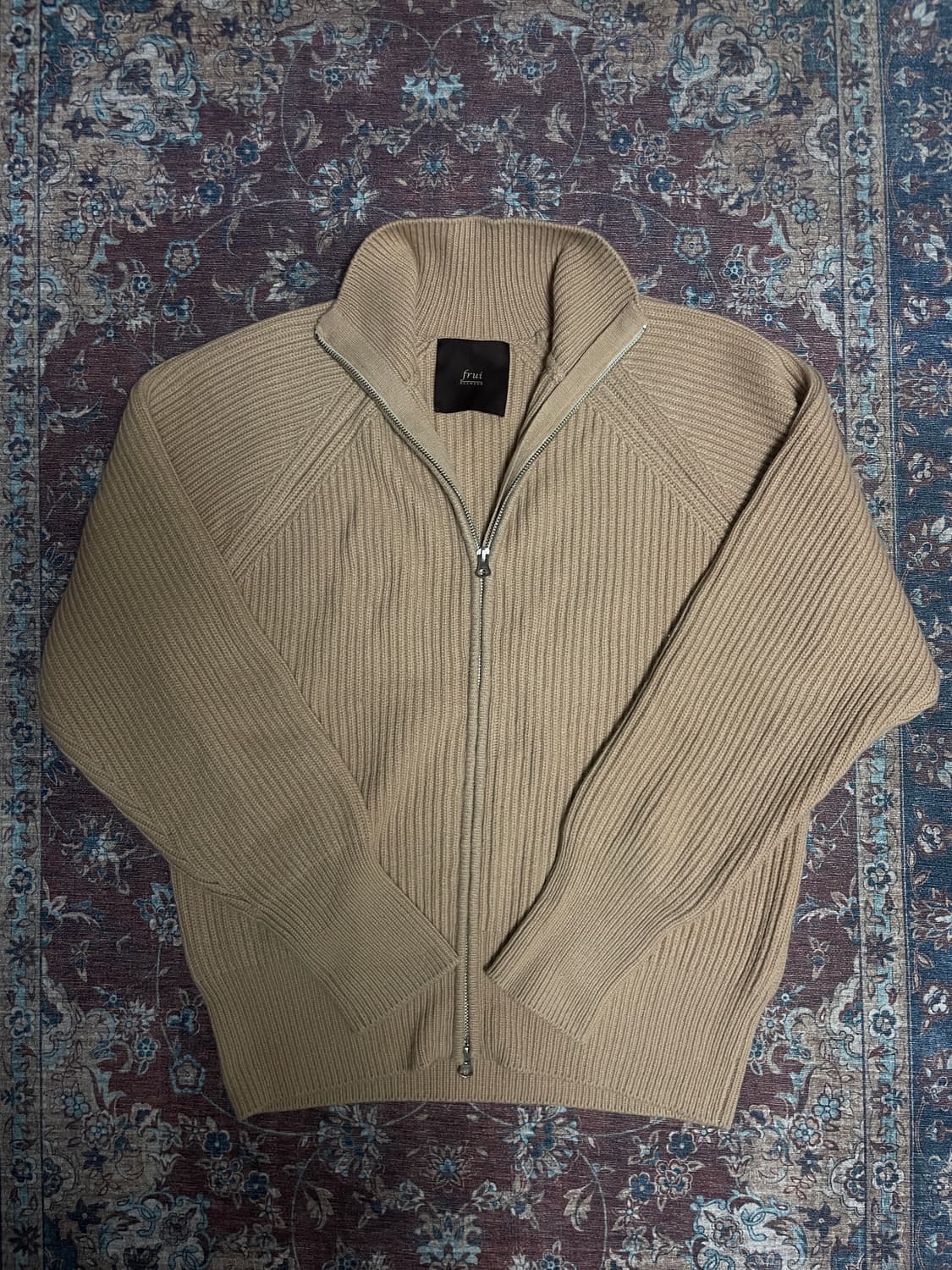 프루이 frui 2 way 벌키 니트 집업 상품이미지2