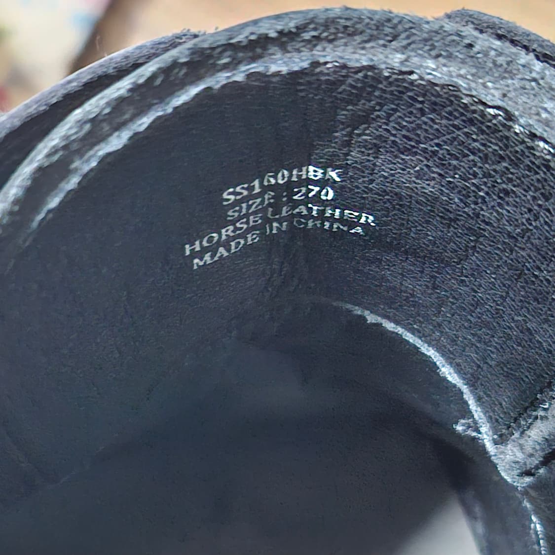 [270] 야세 YASE 홀리 홀스하이드 더비 상품이미지5