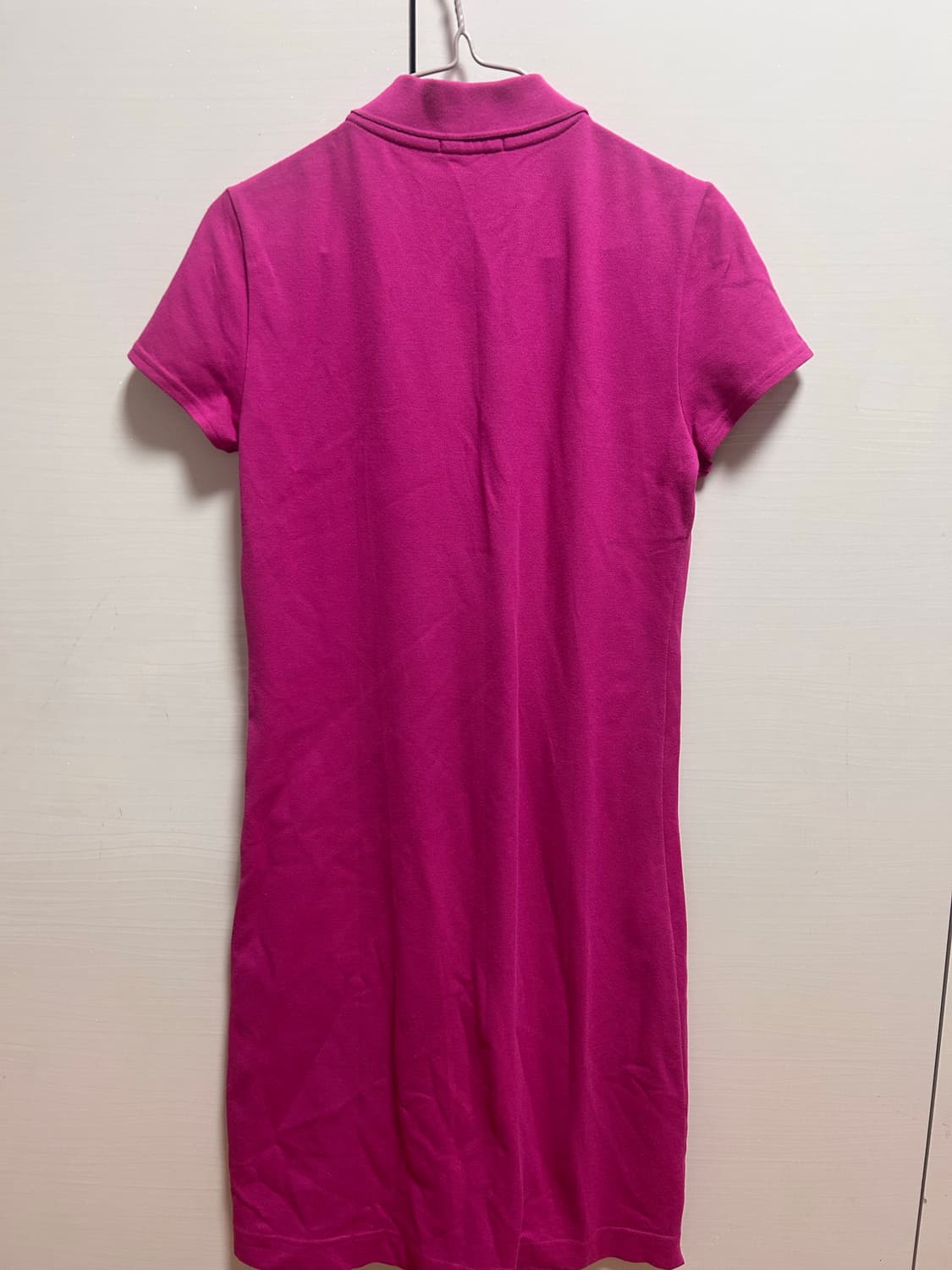 라코스테 여성 폴로 원피스 34 핑크 상품이미지3