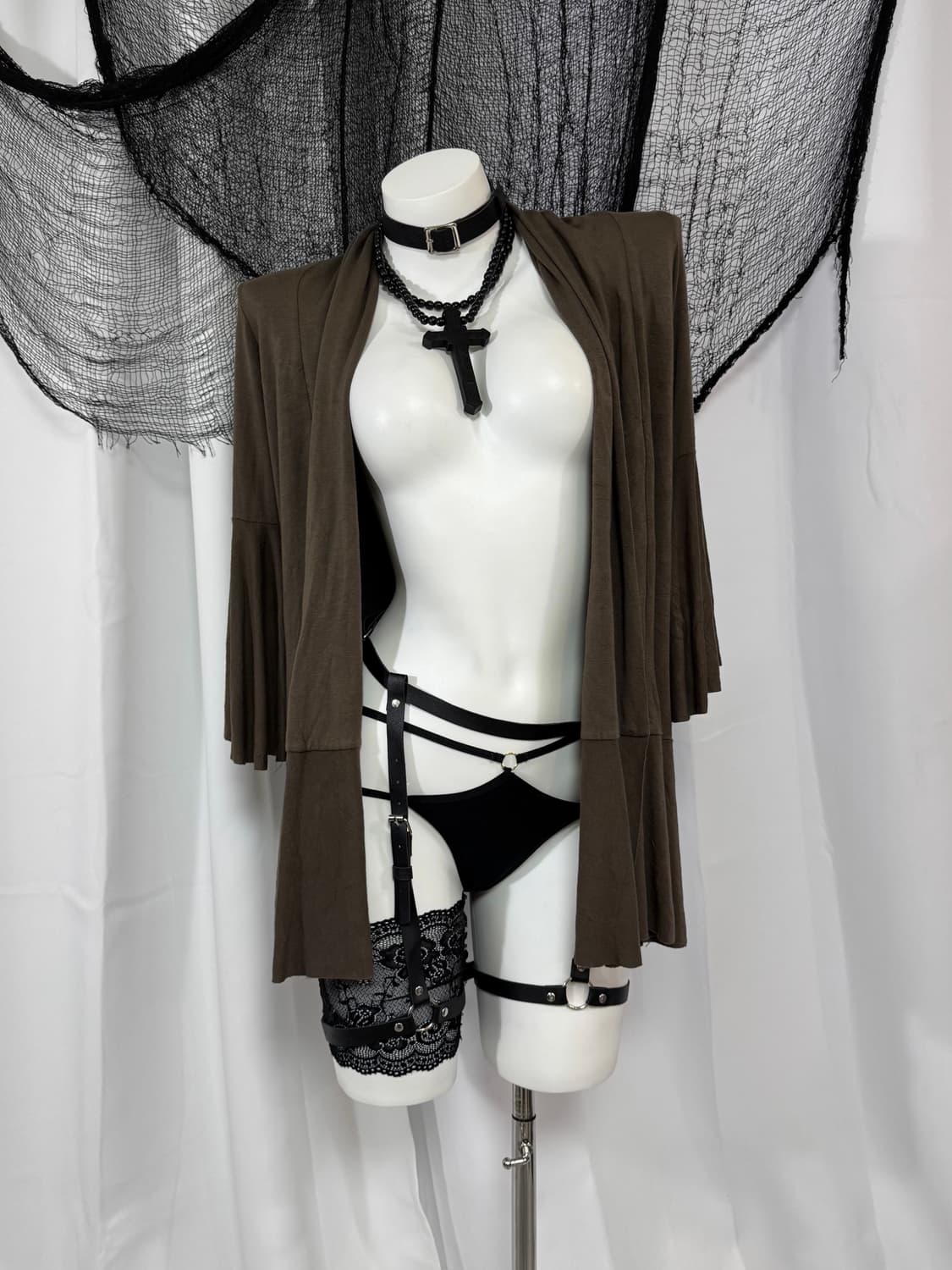 brown cardigan 상품이미지2