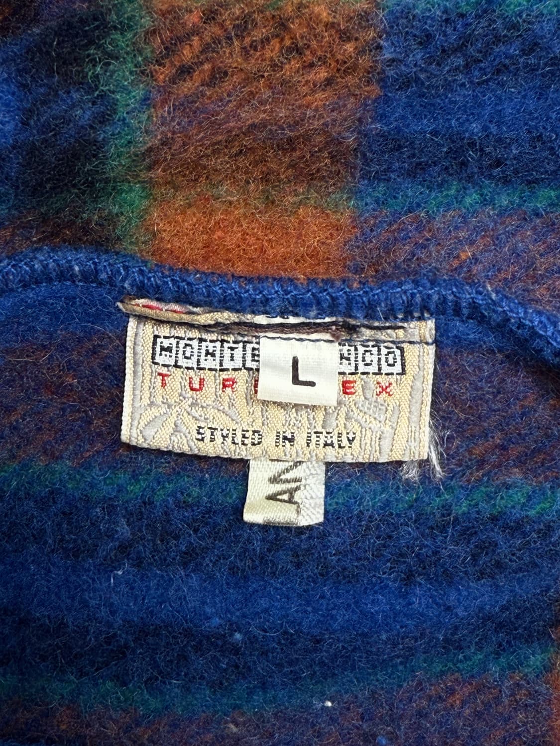 노스웨이브 90‘s 라나 울 체크 후드 자켓 상품이미지7