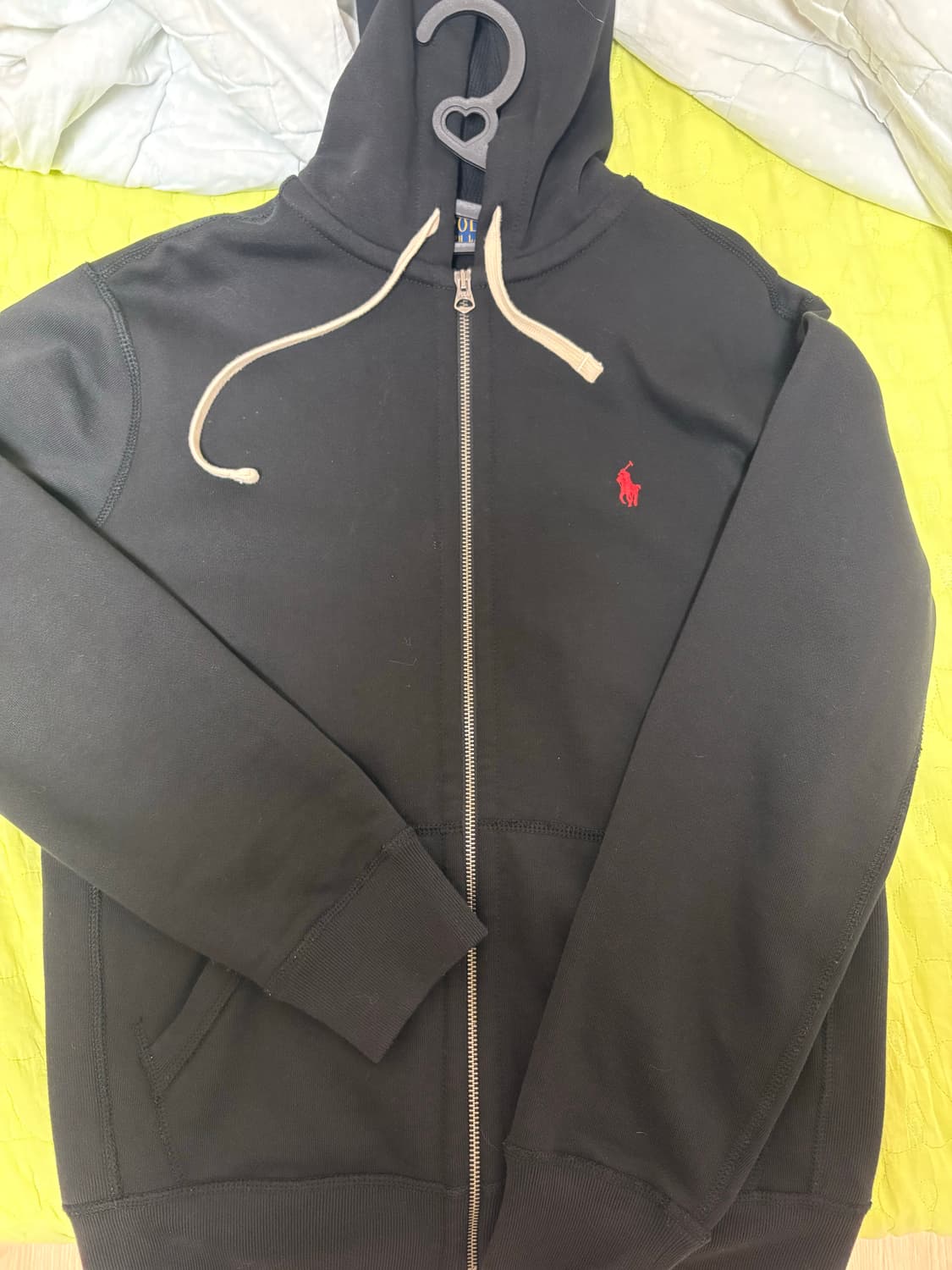 폴로 랄프로렌 블랙 후드집업 S 상품이미지1