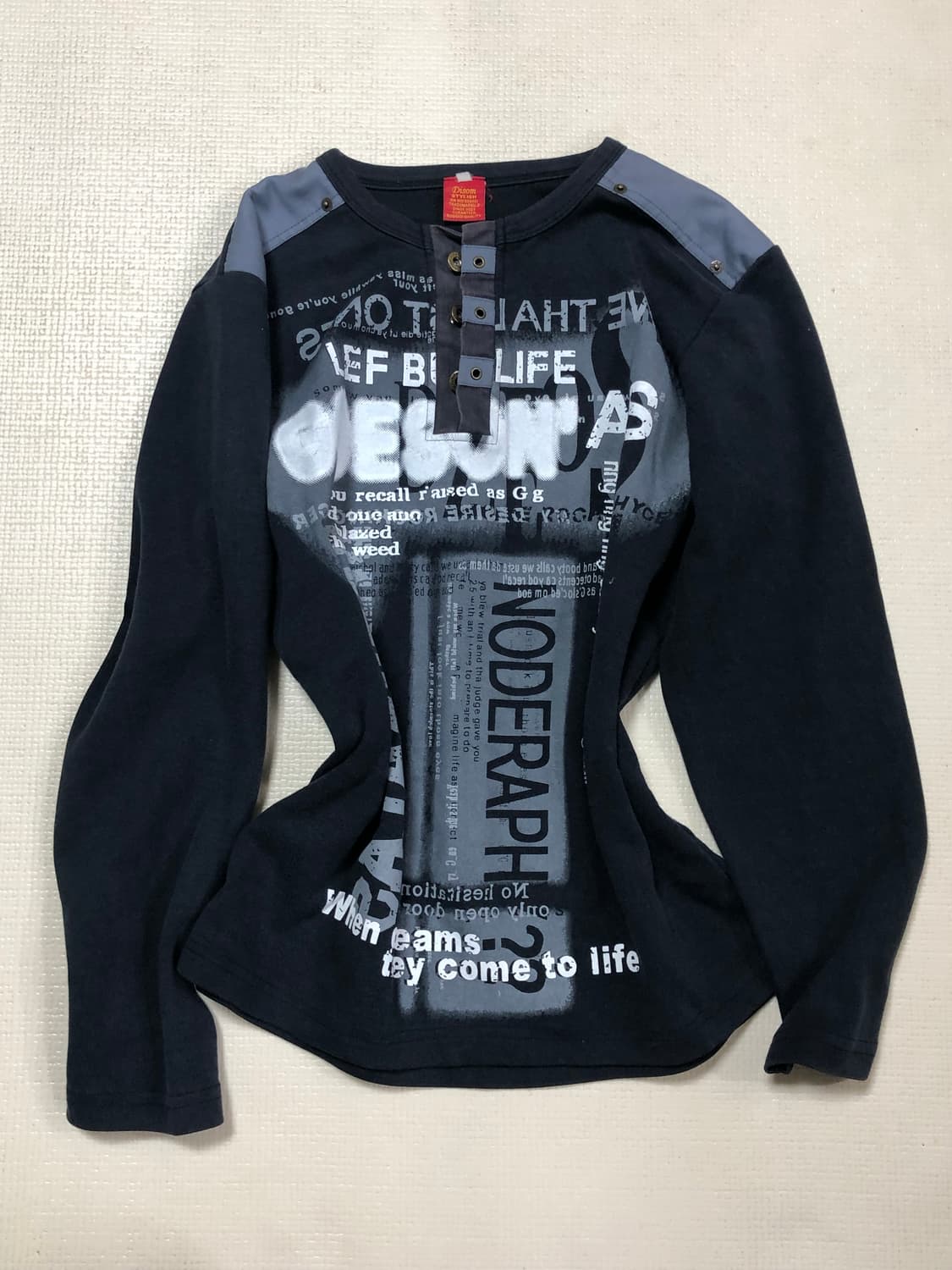 빈티지 네이비 와투케 롱 슬리브 상품이미지8