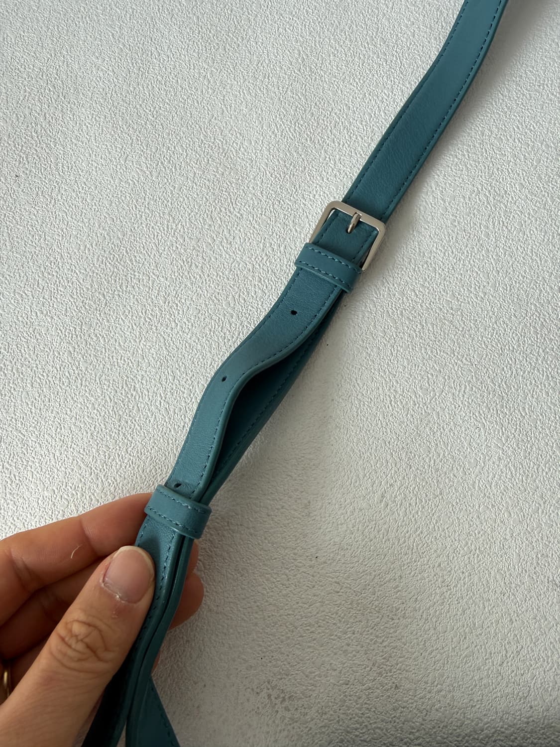 아네스베(agnes.b) 램스킨 레더 크로스백 상품이미지7