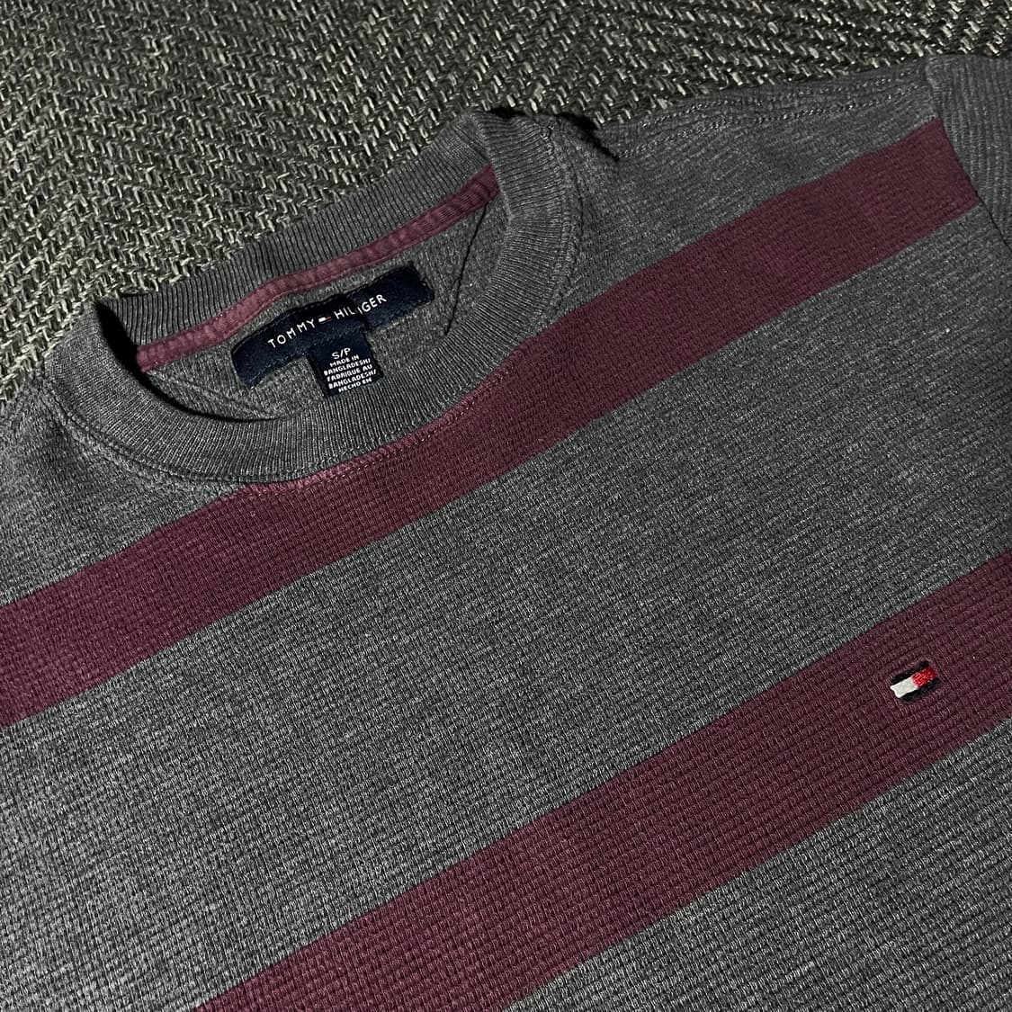 [S] TOMMY HILFIGER 타미힐피거 단가라 와플티 상품이미지3