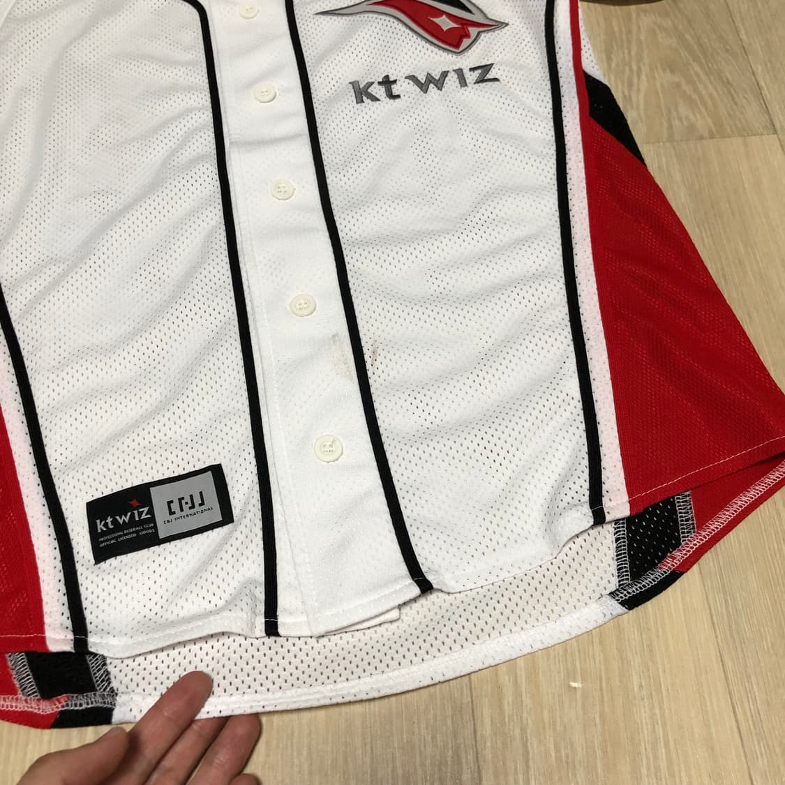 (85) 새상품 KT위즈 KT WIZ 홈 노마킹 KT 져지 KT 유니폼 상품이미지2