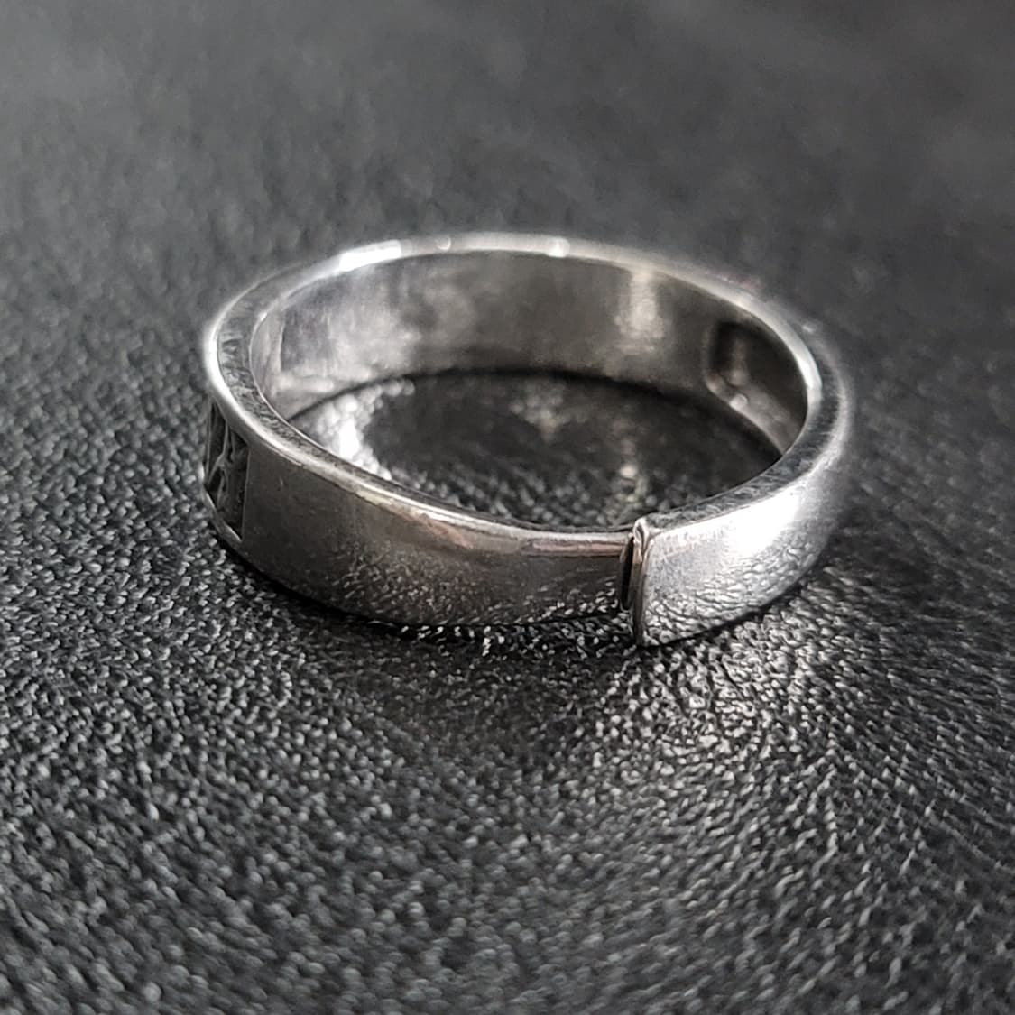 Shinrok 실버 남자 엔틱 빈티지 명품 고대 숲 사슴 반지 상품이미지4