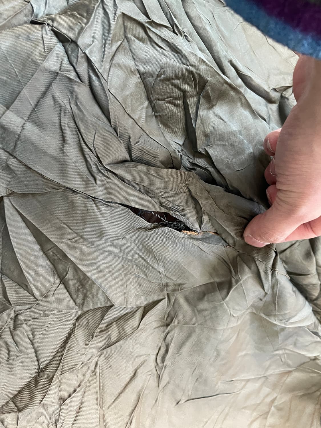 빈티지 스웨이드 가죽 싱글 버튼 테일러드 자켓  J03834 상품이미지6