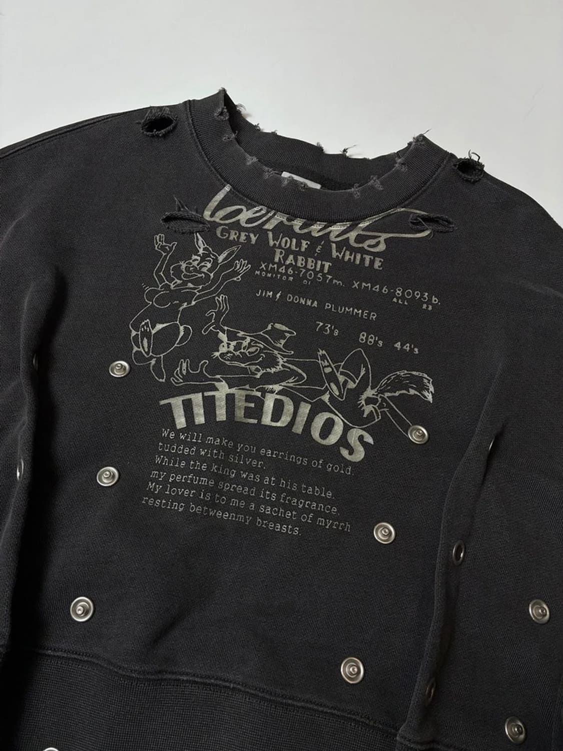 로레일즈 Loerails 23FW 크롭 스웻 셔츠 PN8722 상품이미지3