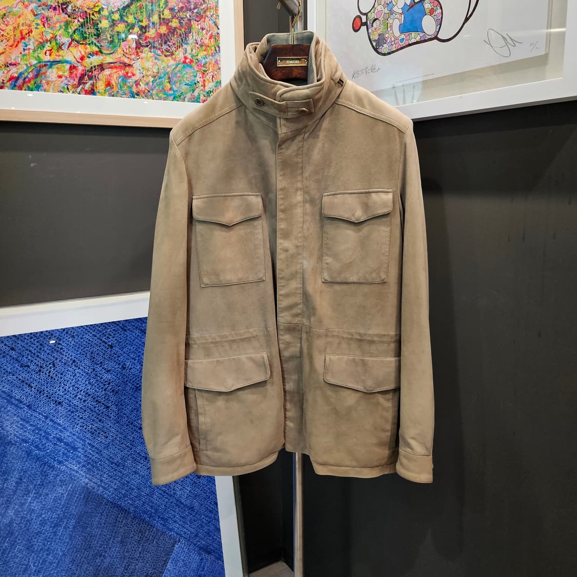 로로피아나 뉴 트레블러 포켓 스웨이드 필드 신상 자켓 상품이미지1