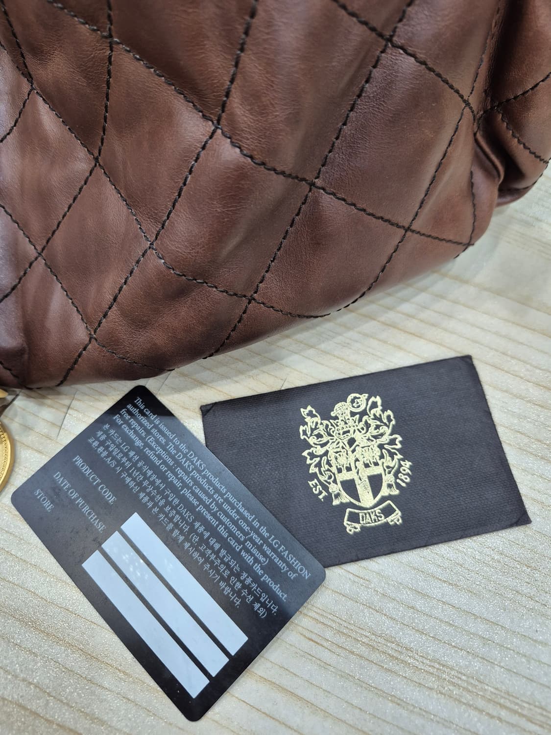 닥스 퀼팅 숄더백 상품이미지9