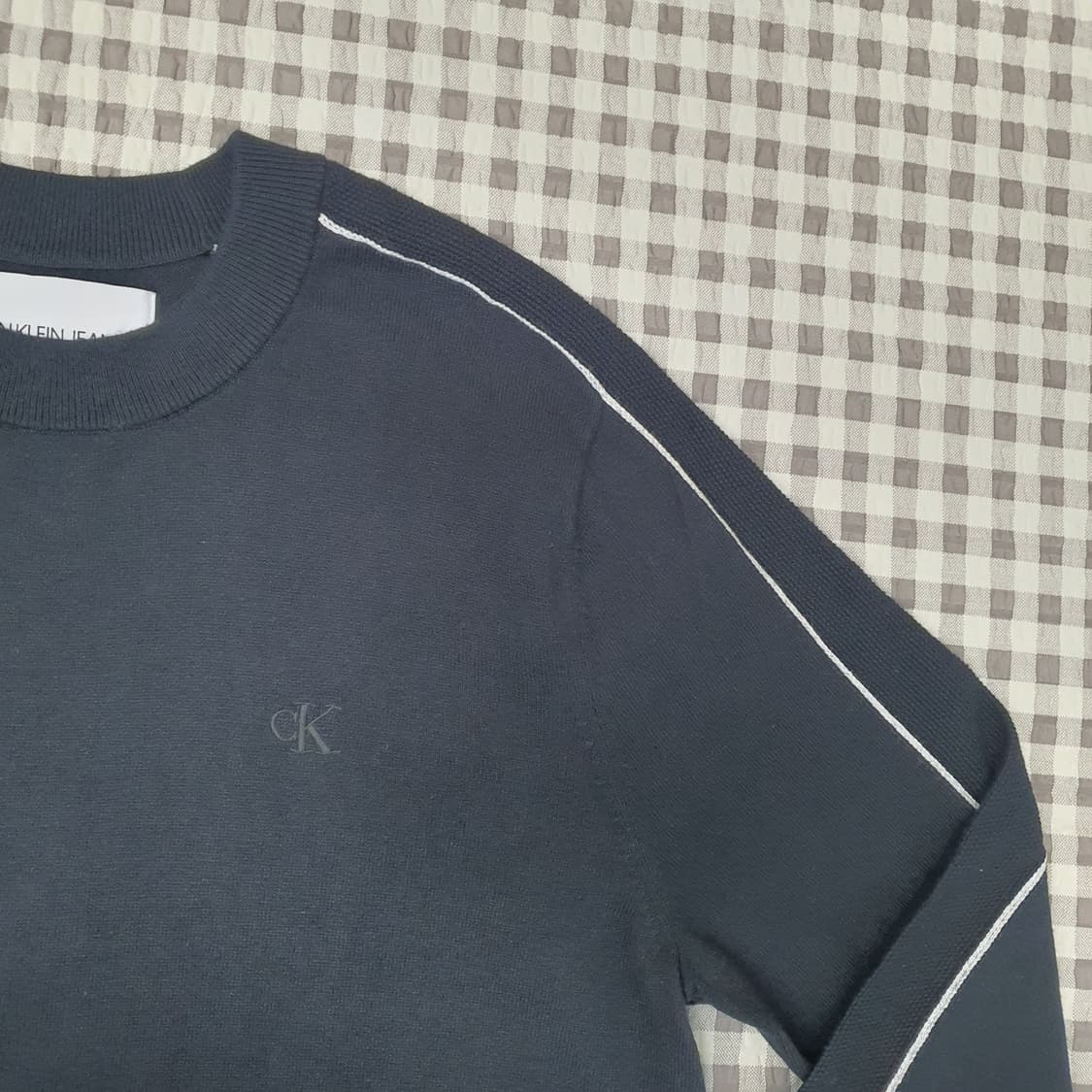 캘빈클라인 얇은 면 니트 남자95 상품이미지3
