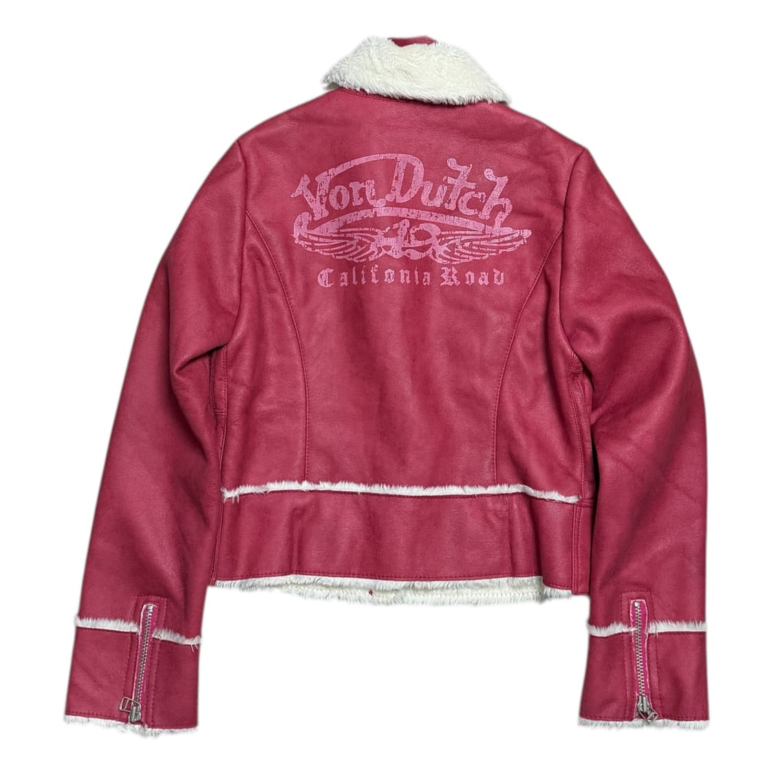 본더치 빈티지 Y2K 무스탕 퍼 자켓 S 상품이미지4