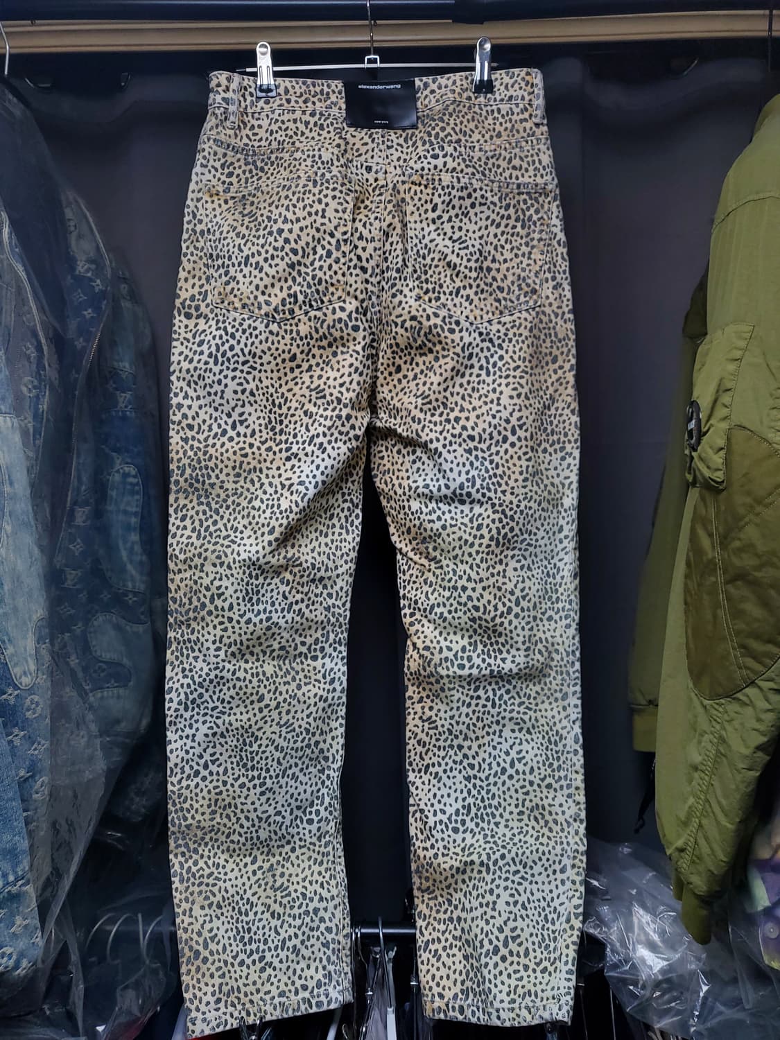 알렉산더왕 레오파드 워시드 데님팬츠 상품이미지3