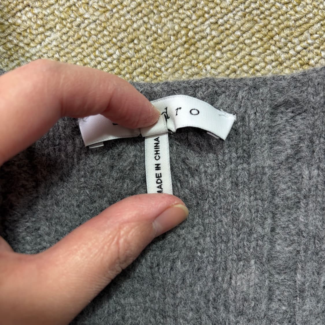 산드로 케이블 니트 원피스(2) 상품이미지4