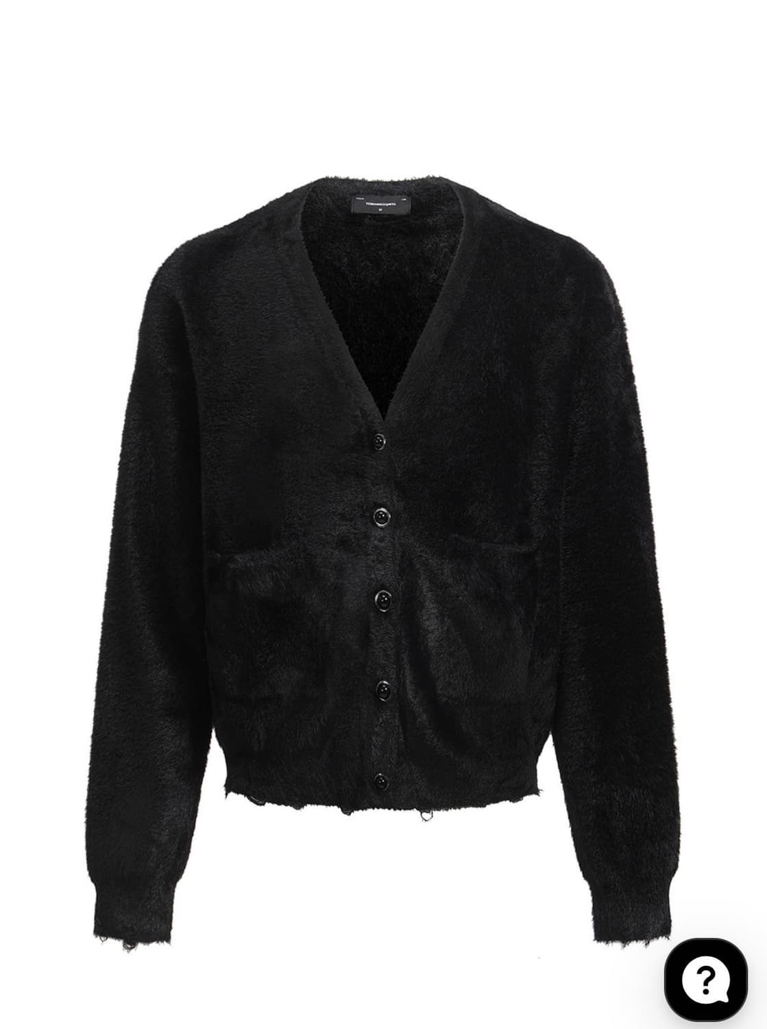비액세스 폭스 앙고라 니트 털 가디건 S 상품이미지1