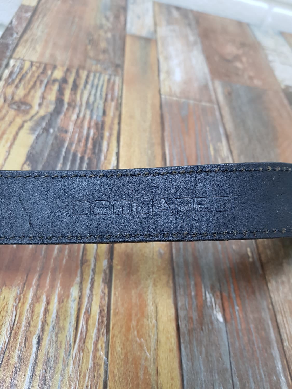 [정품] Dsquared 디스퀘어드 블랙 가죽 벨트 상품이미지6