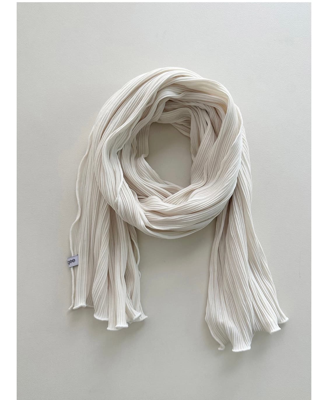 지지 플리츠 롱 스카프 상품이미지8