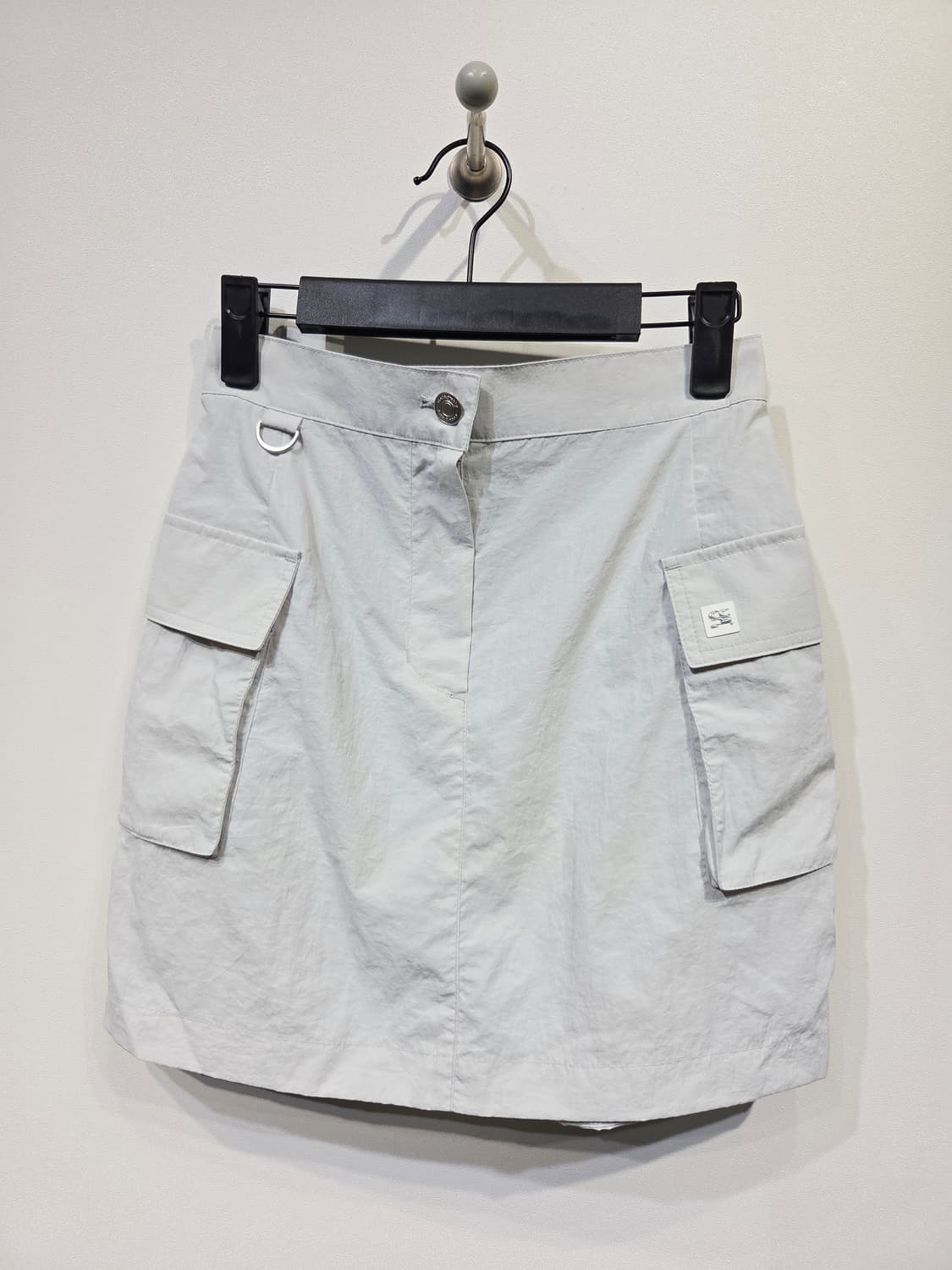 코드그라피 나일론 그레이 카고 미니스커트_S 상품이미지2